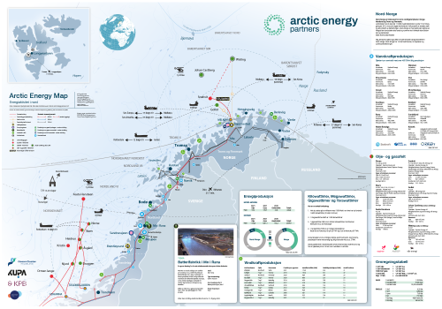 Arctic Energy map har alle energikildene i nord samlet - olje, gass, vann- og vindkraft.
