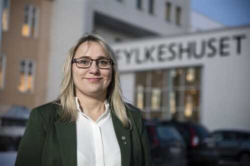 Fylkesråd for plan, næring og miljø Karin Eriksen deltar på kick-off 24. januar i Tromsø. Foto: Troms og Finnmark fylkeskommune