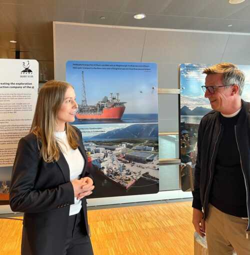 Kristine Gunnarshaug og Kjell Giæver.