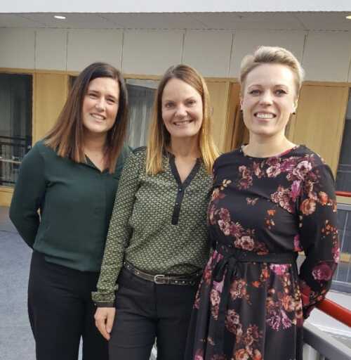 Magnhild Eliassen, Trine Bredal Hauan og Karen Lene Tjoland