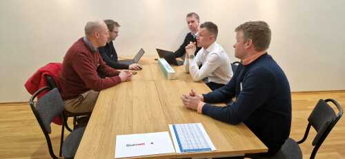 Møte mellom Statnett og lokale bedrifter under workshop i Hammerfest 22. februar. 