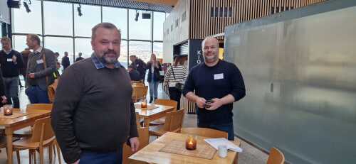 Tanel Lepp, Norconsult, og Bengt Hansen, Viggo Eriksen.