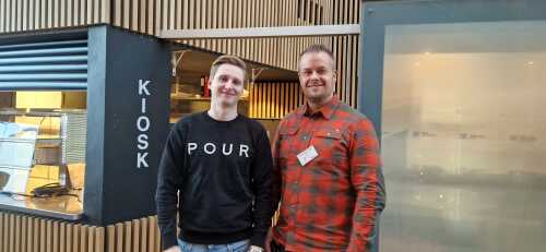 Jon Arne Kongsbak, Oss-nor, og Christer Håkon Josefsen, Hammerfest Industriservice.